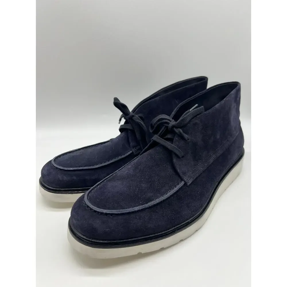 Vince Wayde Suede Chukka Boot Coastal Navy Men's Size 10.5M